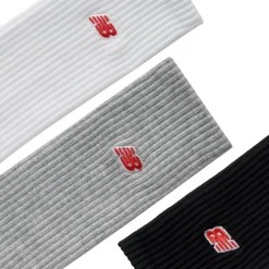 NB Patch Logo Crew 3-pak Strømper, White Multi, S