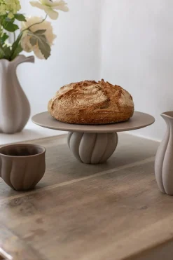 Nellie Kagefad, Sand, Ø30 cm