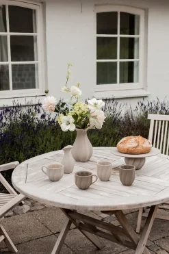 Nellie Kagefad, Sand, Ø30 cm