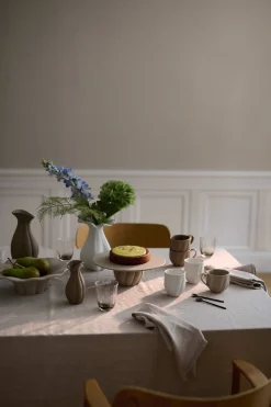 Nellie Kagefad, Sand, Ø30 cm