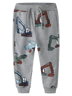 Nenean Sweatpants, Grey Melange, 116 cm