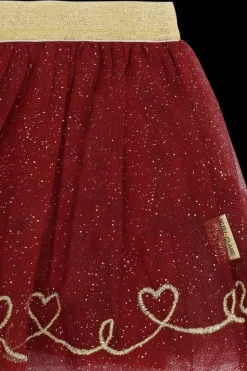 Ninna Tulle Nederdel, Teaberry, 80 cm