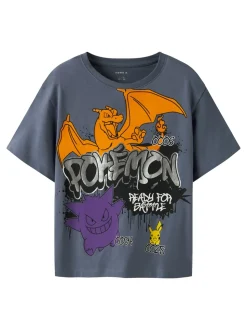 Nirel Pokemon T-shirt, Flint Stone, 134-140 cm