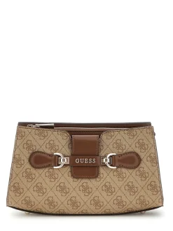 Nolana Crossbody, Latte Logo/Brown