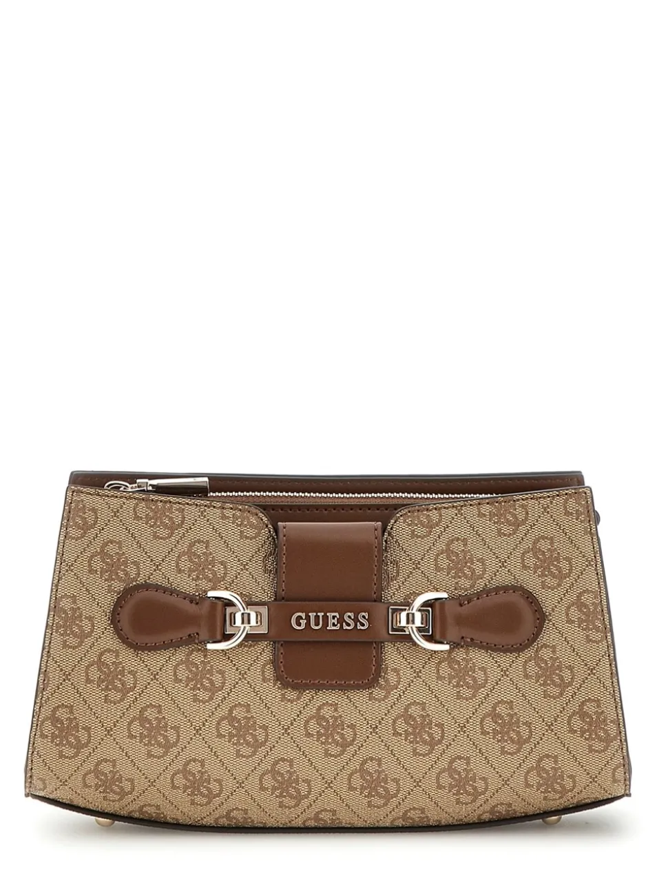 Nolana Crossbody, Latte Logo/Brown