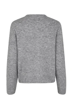 Nor Short Cardigan, Grey Mel., XL