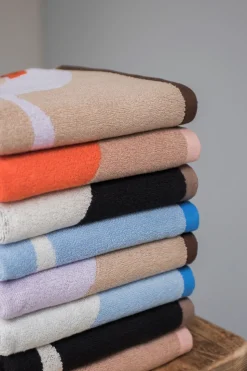 Nova Arte 2-pak Håndklæder, Sand/Lilac, 50x90 cm