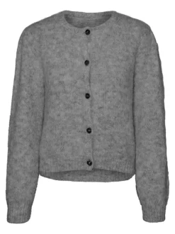 Novah Cardigan, Medium Grey Melange, L