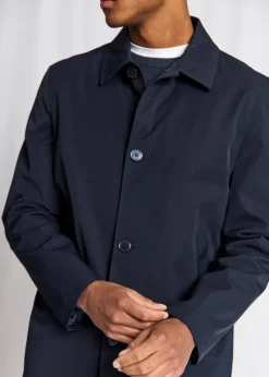 Novello Regular Fit Coat, Navy, M