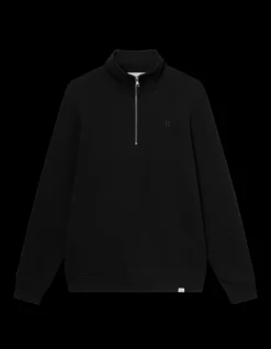 Nørregaard Tonal Half-Zip Sweatshirt, Black, XXL