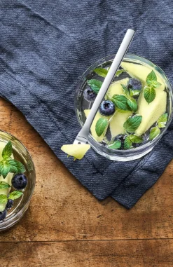 Nuova Pålægsgaffel, Blank Stål, 6 Dele