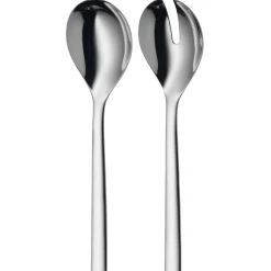 Nuova Salat Serveringssæt, Rustfrit Stål, 25 cm