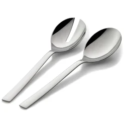 Nuova Salat Serveringssæt, Rustfrit Stål, 25 cm