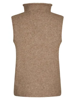 Odelia Knit Vest, Dark Sand, 36