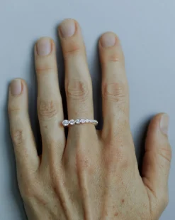 Odette Ring, Silver, 56