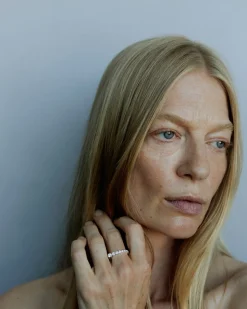 Odette Ring, Silver, 56