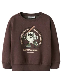 Olaf Sweatshirt, Shaved Chocolate, 98 cm