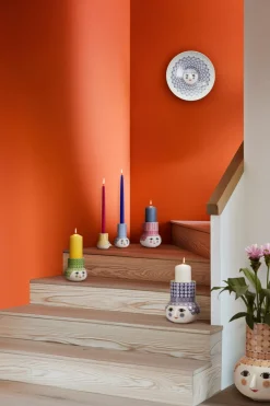 Olga Fad, Blue/White, Ø33 cm