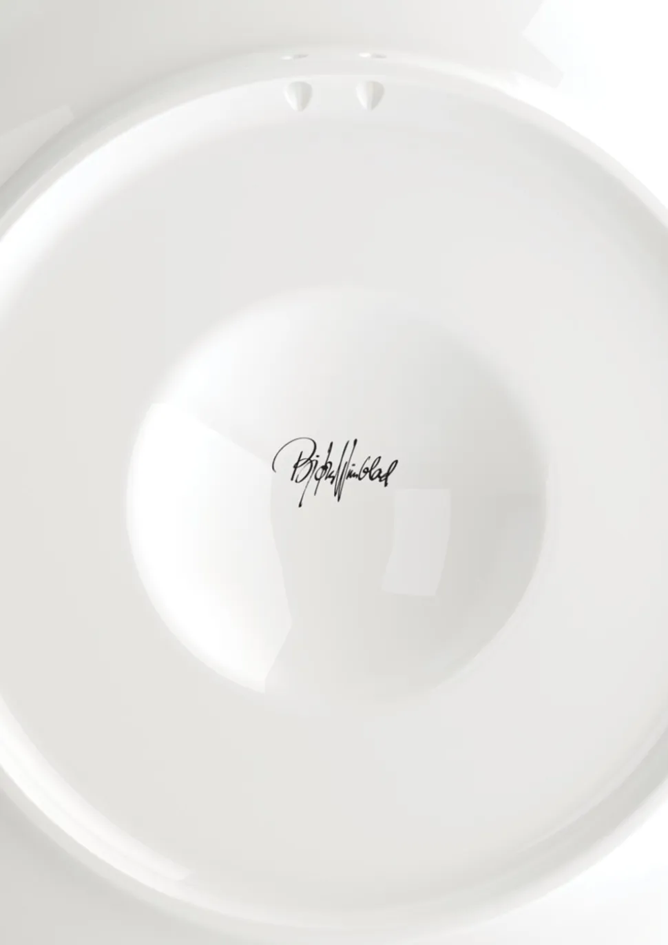 Olga Fad, Blue/White, Ø33 cm