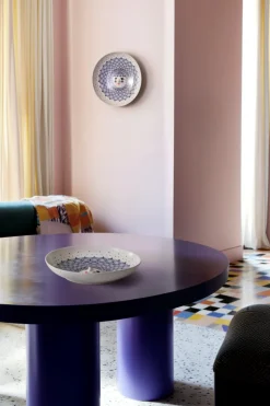 Olga Fad, Blue/White, Ø33 cm