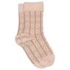 Oline Glitter Strømper, Rose Dust, 29-32