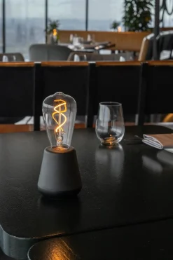 One Bordlampe, Black Wood