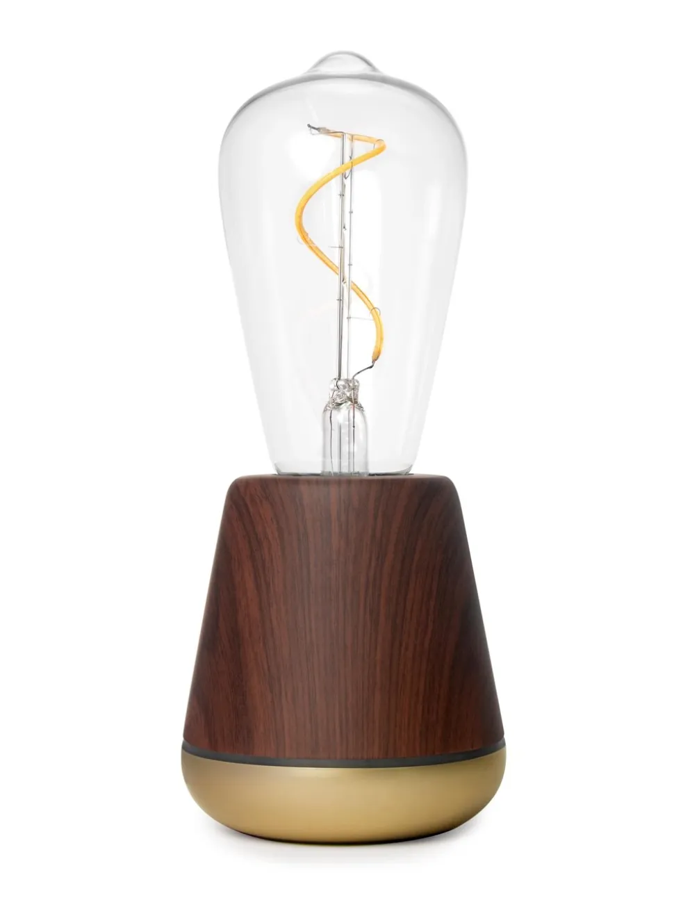 One Bordlampe, Walnut