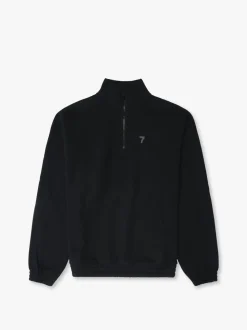 Organic Panelled Sweatshirt, Black, M