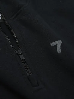 Organic Panelled Sweatshirt, Black, M