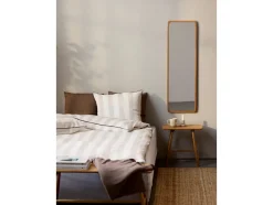 Organic Ray Sengetøj, Beige, 140x220 cm