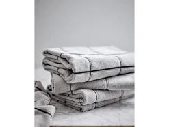 Organic Vista Håndklæde, Cloud Grey, 50x100 cm