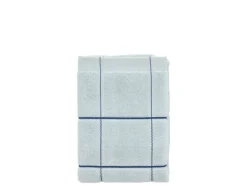 Organic Vista Håndklæde, Linen Blue, 50x100 cm