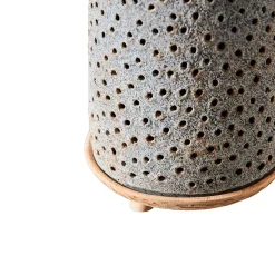 Oria Lanterne, Grå, 10x26x10 cm