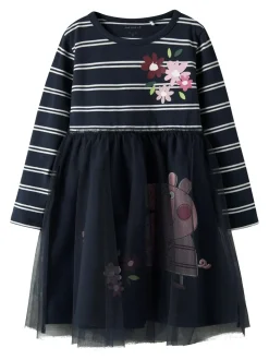 Orini Peppa Kjole, Navy Blazer, 116 cm