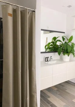 Orlando Badeforhæng, Sand, 150x200 cm