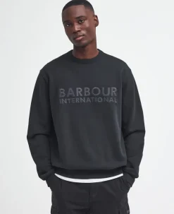 Otis Logo Crew Neck Sweatshirt, Black, S