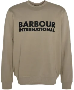 Otis Logo Crew Neck Sweatshirt, Brindle, M