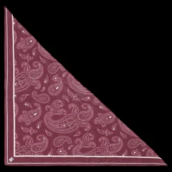 Paisley Triangle Tørklæde, Burgundy