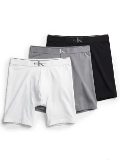 3-pak Boxer Briefs, Black/Misty Grey/White, XXL