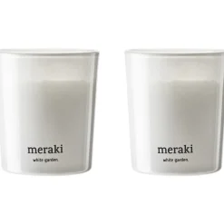 2-pak Duftlys, White Garden