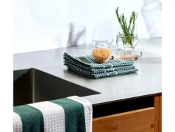 3-pak Karklude, Green/White