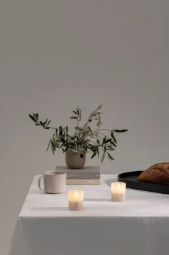 2-pak LED Glaslys, Vanilla