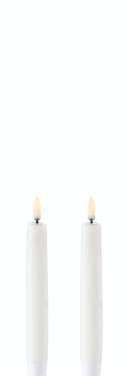 2-pak LED Kronelys, Nordic White