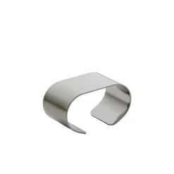 4-pak Servietringe, Blank Stål