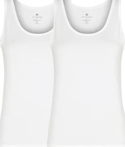 2-pak Singlet Top, White, S