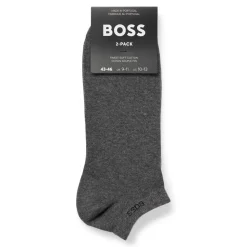 2-pak Strømper, Medium Grey, 39-42