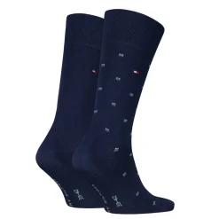 2-pak Strømper, Navy, 43-46