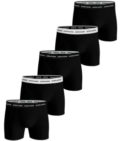 5-pak Underbukser, Sort, S