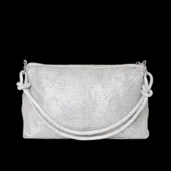 Party Night Skuldertaske, Sølv