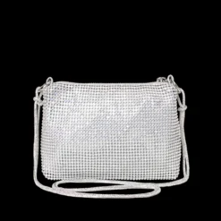 Party Night Skuldertaske, Sølv